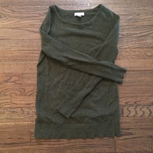Dark green LOFT sweater